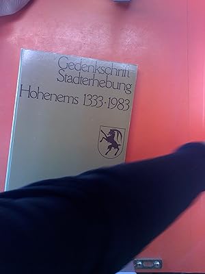 Bild des Verkufers fr Gedenkschrift Stadterhebung Hohenems 1933 - 1983 zum Verkauf von biblion2