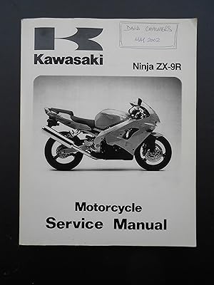 Imagen del vendedor de KAWASAKI '98 - '99 NINJA ZX-9R MOTORCYCLE SERVICE MANUAL. Part No. 99924-1225-02. a la venta por J. R. Young