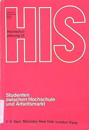 Bild des Verkufers fr Studenten zwischen Hochschule und Arbeitsmarkt : e. Unters. ber Einstellungen u. Meinungen von Studenten an wissenschaftl. Hochsch. Hochschulplanung ; Bd. 32 zum Verkauf von books4less (Versandantiquariat Petra Gros GmbH & Co. KG)