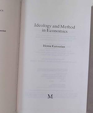 Imagen del vendedor de Ideology and Method in Economics. a la venta por books4less (Versandantiquariat Petra Gros GmbH & Co. KG)