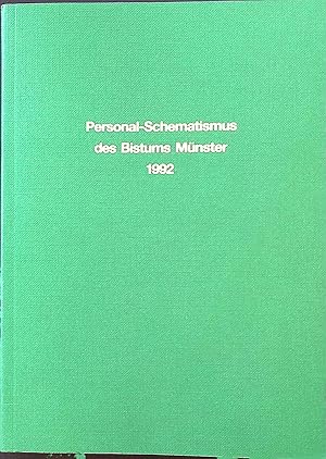 Imagen del vendedor de Personal-Schematismus des Bistums Mnster 1992. a la venta por books4less (Versandantiquariat Petra Gros GmbH & Co. KG)