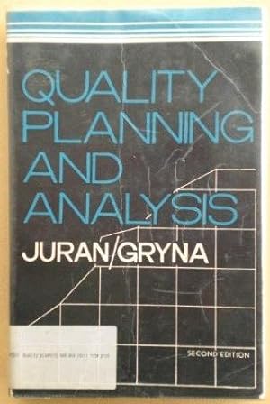 Bild des Verkufers fr Quality Planning and Analysis: From Product Development Through Usage zum Verkauf von WeBuyBooks