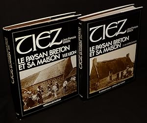 Bild des Verkufers fr Tiez : Le paysan breton et sa maison (2 volumes) Tome 1 : Le Lon - Tome 2 : La Cornouaille zum Verkauf von Abraxas-libris