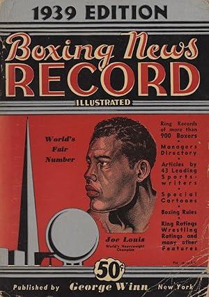 Seller image for BOXING NEWS RECORDS ILLUSTRATED - 1939 EDITION for sale by Sportspages