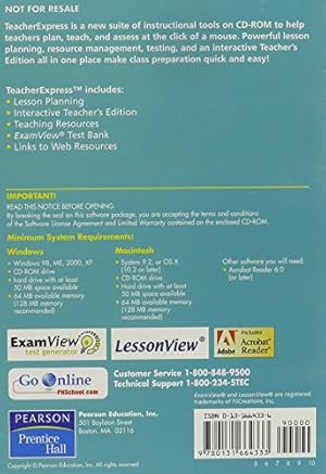 Seller image for PRENTICE HALL MILLER LEVINE BIOLOGY TEACHER EXPRESS 2006C for sale by ICTBooks