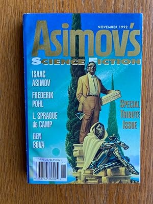 Bild des Verkufers fr Isaac Asimov's Science Fiction November 1992 zum Verkauf von Scene of the Crime, ABAC, IOBA