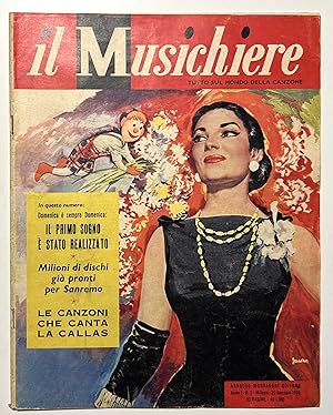 Immagine del venditore per Rivista - Il Musichiere: Tutto sul mondo della canzone N. 3 - 1959 Maria Callas venduto da Chartaland