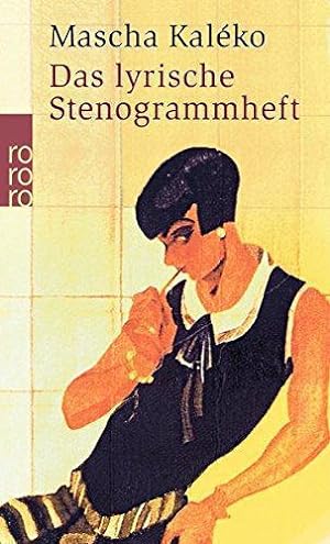 Imagen del vendedor de Das lyrische Stenogrammheft. Kleines Lesebuch für Gro e a la venta por WeBuyBooks