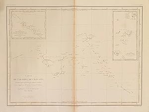 Carte de l'Archipel des Iles Viti. Reconnues par le Capne. De Frigate Dumont D'Urville. Levee et ...