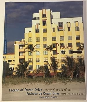 Facade of Ocean Drive between 5th st. and 15th st: Miami Beach, Florida (Fachada de Ocean drive e...