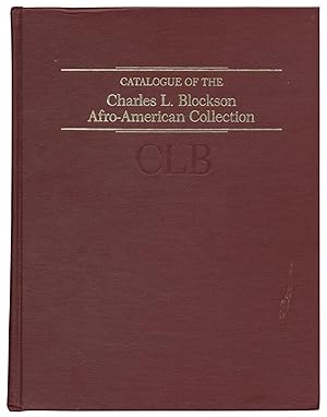 Catalogue of the Charles L. Blockson Afro-American Collection