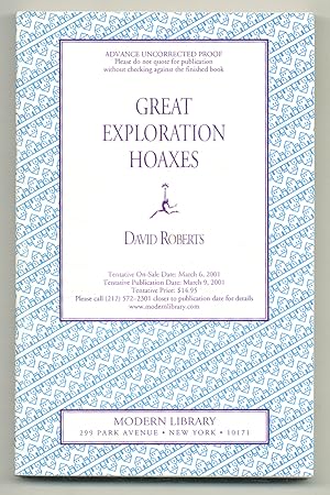 Immagine del venditore per Great Exploration Hoaxes venduto da Between the Covers-Rare Books, Inc. ABAA