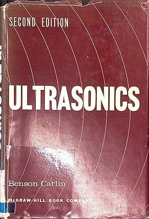 Seller image for Ultrasonics. for sale by books4less (Versandantiquariat Petra Gros GmbH & Co. KG)