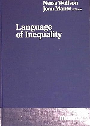 Image du vendeur pour Language of Inequality. Contributions to the Sociology of Language, 36. mis en vente par books4less (Versandantiquariat Petra Gros GmbH & Co. KG)
