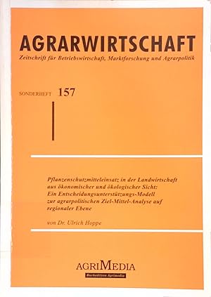Seller image for Pflanzenschutzmitteleinsatz in der Landwirtschaft Agrarwirtschaft / Sonderhefte 157 for sale by books4less (Versandantiquariat Petra Gros GmbH & Co. KG)