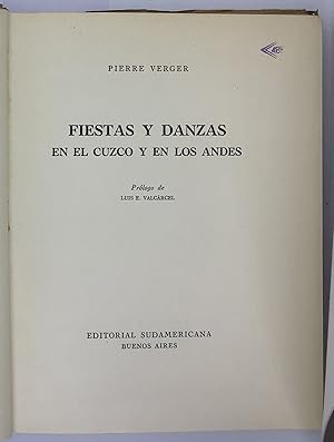 Imagen del vendedor de Fiestas y danzas en el cuzco y en los andes, Pierre verger a la venta por biblioaxes