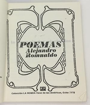 Seller image for Poemas, Alejandro Romualdo for sale by biblioaxes