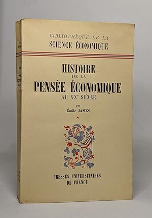 Imagen del vendedor de Histoire de la pense conomique au XXe sicle - tome 1 a la venta por crealivres