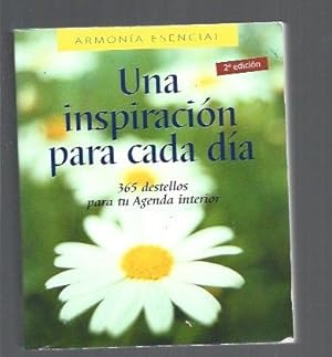 Imagen del vendedor de INSPIRACION PARA CADA DIA - UNA. 365 DESTELLOS PARA TU AGENDA INTERIOR a la venta por Desvn del Libro / Desvan del Libro, SL