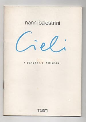 Cieli. 7 sonetti e 7 disegni / Ciels. Traduction de Liliane Giraudon et Jean-Jacques Viton