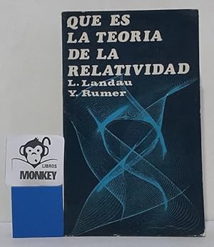 Immagine del venditore per Qu es la teora de la relatividad venduto da MONKEY LIBROS