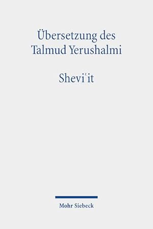Bild des Verkufers fr bersetzung des Talmud Yerushalmi zum Verkauf von BuchWeltWeit Ludwig Meier e.K.