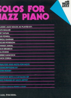 Bild des Verkufers fr Solos for Jazz Piano zum Verkauf von CONTINUO Noten-Buch-Versand