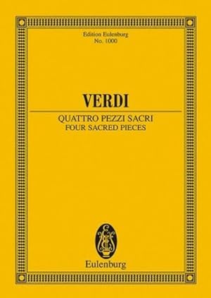 Seller image for Quattro Pezzi Sacri for sale by CONTINUO Noten-Buch-Versand