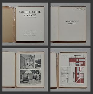 Bild des Verkufers fr L'architecture vivante. Numro 17. Cinquime anne. Documents sur l'activit constructive dans tous les pays publis sous la direction de Jean Badovici. zum Verkauf von Biblion Antiquariat