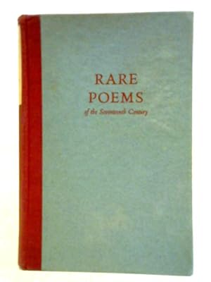 Imagen del vendedor de Rare Poems of the Seventeenth Century a la venta por World of Rare Books