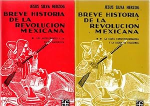 Imagen del vendedor de Breve historia de la revolucin mexicana. Tomos I y II . a la venta por Librera Astarloa