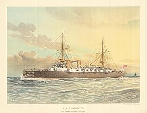 H.M.S. "Undaunted" - 1st class cruiser - belted [1886]