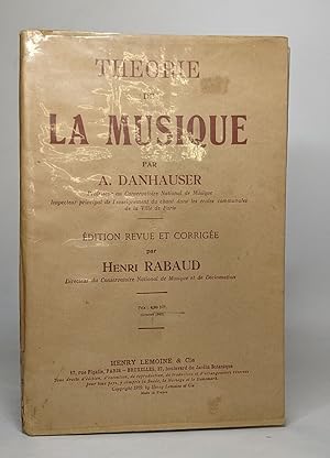 Seller image for Thorie de la musique for sale by crealivres