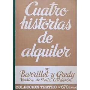 Imagen del vendedor de CUATRO HISTORIAS DE ALQUILER a la venta por Urbano Librera Infinita