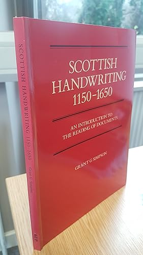 Immagine del venditore per Scottish Handwriting, 1150-1650: Introduction to the Reading of Documents venduto da LBL Books