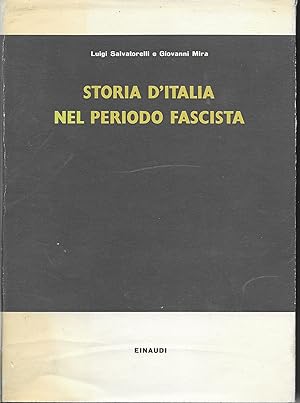 Seller image for Storia d'Italia nel periodo fascista for sale by MULTI BOOK