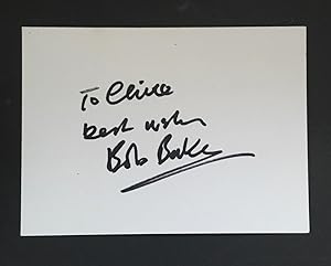 Autograph Signature/Inscription On Card