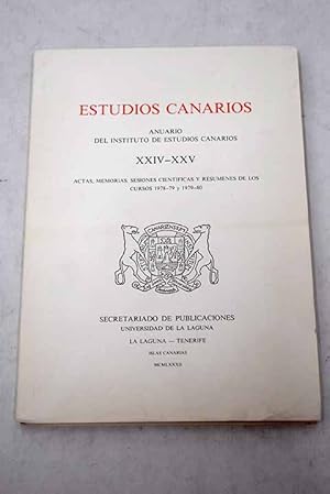 Image du vendeur pour Estudios Canarios mis en vente par Alcan Libros