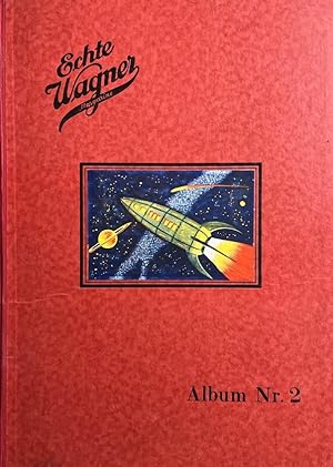 Bild des Verkufers fr Echte Wagner Margarine. Album 2. Serien Nr. 1 - Nr. 36 mit 216 farbigen Sammelbildern [komplett]. Mit eigenhndiger 9zeiliger Widmung von Heinz Wagner auf dem Innendeckel, datiert Mrz 1929. zum Verkauf von Antiquariat J. Hnteler