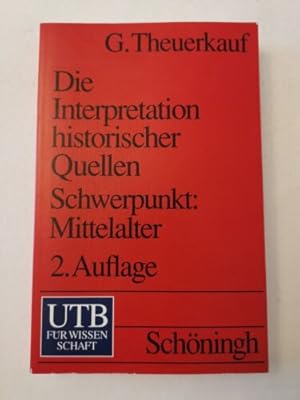 Seller image for Die Interpretation historischer Quellen for sale by Books.Unlimited