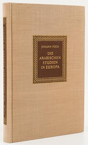 Bild des Verkufers fr Die arabischen Studien in Europa bis in den Anfang des 20. Jahrhunderts. - zum Verkauf von Antiquariat Tautenhahn