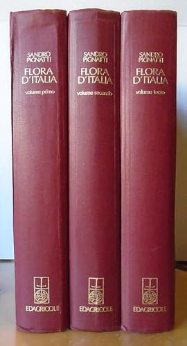 Flora DItalia. Volumes 1-3.