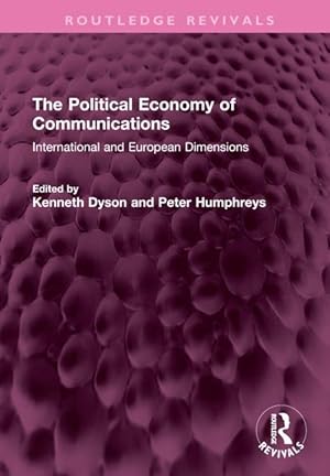 Bild des Verkufers fr Political Economy of Communications zum Verkauf von moluna