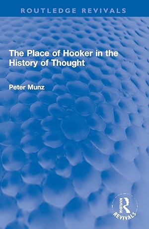 Seller image for Place of Hooker in the History of Thought for sale by moluna
