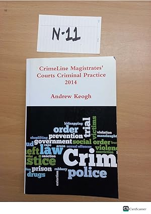 Immagine del venditore per Crimeline Magistrates' Courts Criminal Practice 2011 By Andrew Keogh venduto da UK LAW BOOK SELLERS LTD