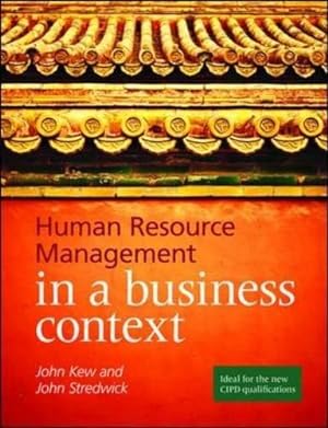 Bild des Verkufers fr Human Resource Management in Context zum Verkauf von WeBuyBooks
