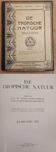 Image du vendeur pour De Tropische Natuur, XIX / 19e jaargang. mis en vente par Frans Melk Antiquariaat