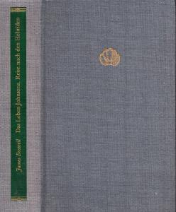 Bild des Verkufers fr Das Leben Samuel Johnsons und Das Tagebuch einer Reise nach den Hebriden;bertragung aus dem Englischen von Jutta Schlsser. Auswahl von Manfred Wojcik. Nachwort, Anmerkungen und Register von Helmut Findeisen. (= Bibliothek des 18. Jahrhunderts) zum Verkauf von Antiquariat Kastanienhof