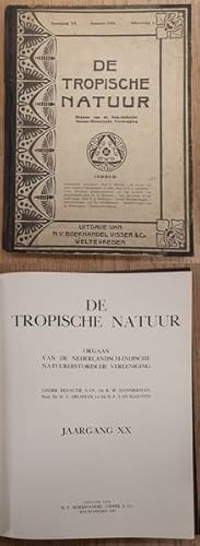 Image du vendeur pour De Tropische Natuur, XX / 20e jaargang. mis en vente par Frans Melk Antiquariaat