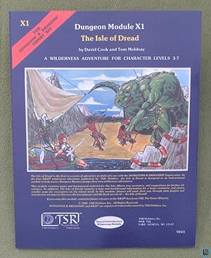 Immagine del venditore per The Isle of Dread - REPRINT (Dungeons and Dragons Module X1) venduto da Wayne's Books